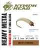Heavy Metal Tungsten-Mayfly Brown 2.8mm