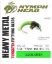 Heavy Metal Tungsten-Caddis Green 2.8mm