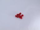 Tungsten Slotted Beads Rubi Red (10) - 3.0mm
