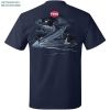Penn T-Shirt Fish Print Swordfish Navy M